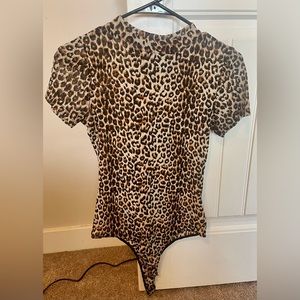 Size small cheetah print bodysuit